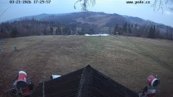 Sjezdovka, panorama východ