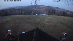 Sjezdovka, panorama východ