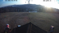 Sjezdovka, panorama východ