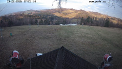 Sjezdovka, panorama východ