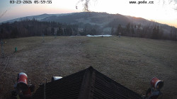 Sjezdovka, panorama východ