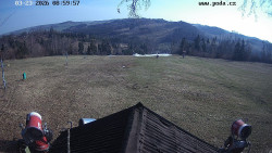 Sjezdovka, panorama východ