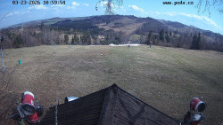 Sjezdovka, panorama východ