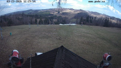 Sjezdovka, panorama východ