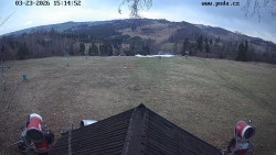 Sjezdovka, panorama východ