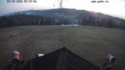 Sjezdovka, panorama východ