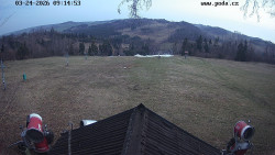 Sjezdovka, panorama východ