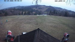 Sjezdovka, panorama východ