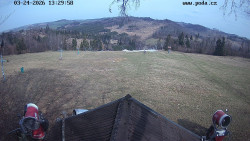 Sjezdovka, panorama východ