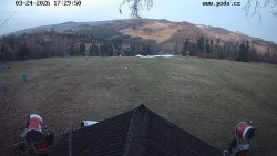 Sjezdovka, panorama východ