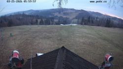 Sjezdovka, panorama východ