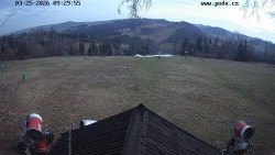 Sjezdovka, panorama východ