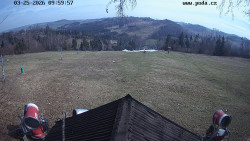 Sjezdovka, panorama východ