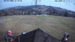 Sjezdovka, panorama východ