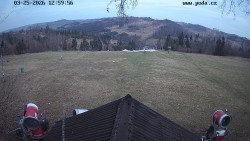 Sjezdovka, panorama východ