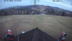 Sjezdovka, panorama východ