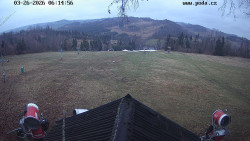 Sjezdovka, panorama východ