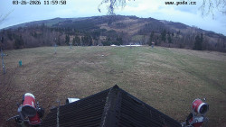 Sjezdovka, panorama východ