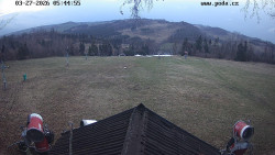 Sjezdovka, panorama východ