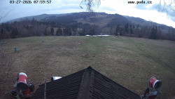 Sjezdovka, panorama východ