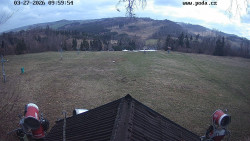 Sjezdovka, panorama východ