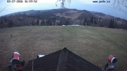 Sjezdovka, panorama východ