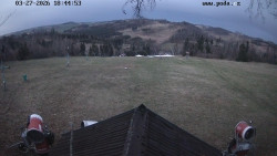 Sjezdovka, panorama východ