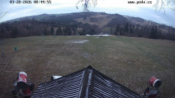 Sjezdovka, panorama východ