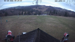 Sjezdovka, panorama východ