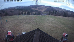 Sjezdovka, panorama východ