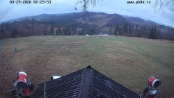 Sjezdovka, panorama východ