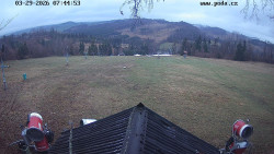 Sjezdovka, panorama východ