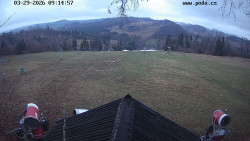 Sjezdovka, panorama východ