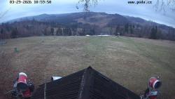 Sjezdovka, panorama východ