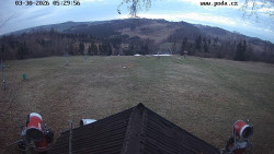 Sjezdovka, panorama východ