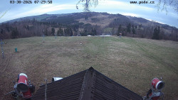 Sjezdovka, panorama východ