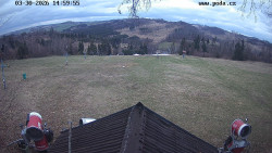 Sjezdovka, panorama východ