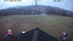 Sjezdovka, panorama východ