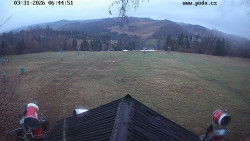 Sjezdovka, panorama východ