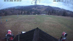 Sjezdovka, panorama východ