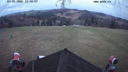 Sjezdovka, panorama východ