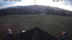 Sjezdovka, panorama východ