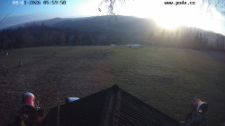 Sjezdovka, panorama východ