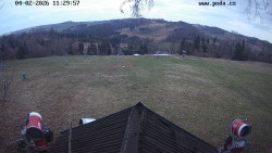 Sjezdovka, panorama východ