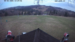 Sjezdovka, panorama východ