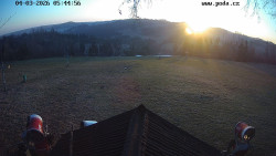 Sjezdovka, panorama východ