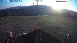 Sjezdovka, panorama východ