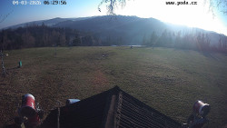 Sjezdovka, panorama východ