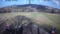 Sjezdovka, panorama východ