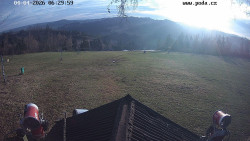 Sjezdovka, panorama východ